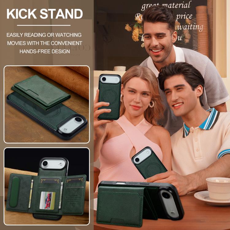 For iPhone Air LC.IMEEKE L5 Series Detachable RFID Card Bag Magsafe Phone Case