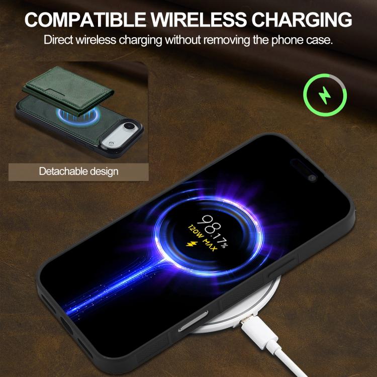 For iPhone Air LC.IMEEKE L5 Series Detachable RFID Card Bag Magsafe Phone Case