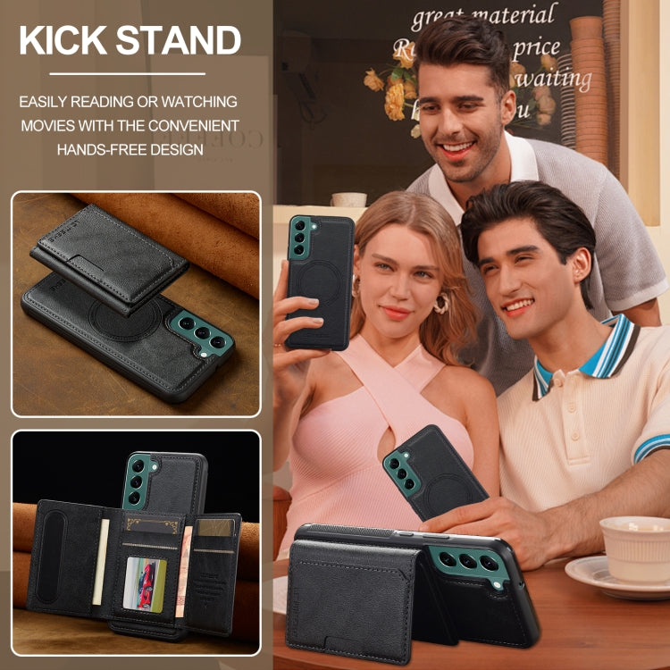 For Samsung Galaxy S20 FE LC.IMEEKE L5 Series Detachable RFID Card Bag Magsafe Phone Case