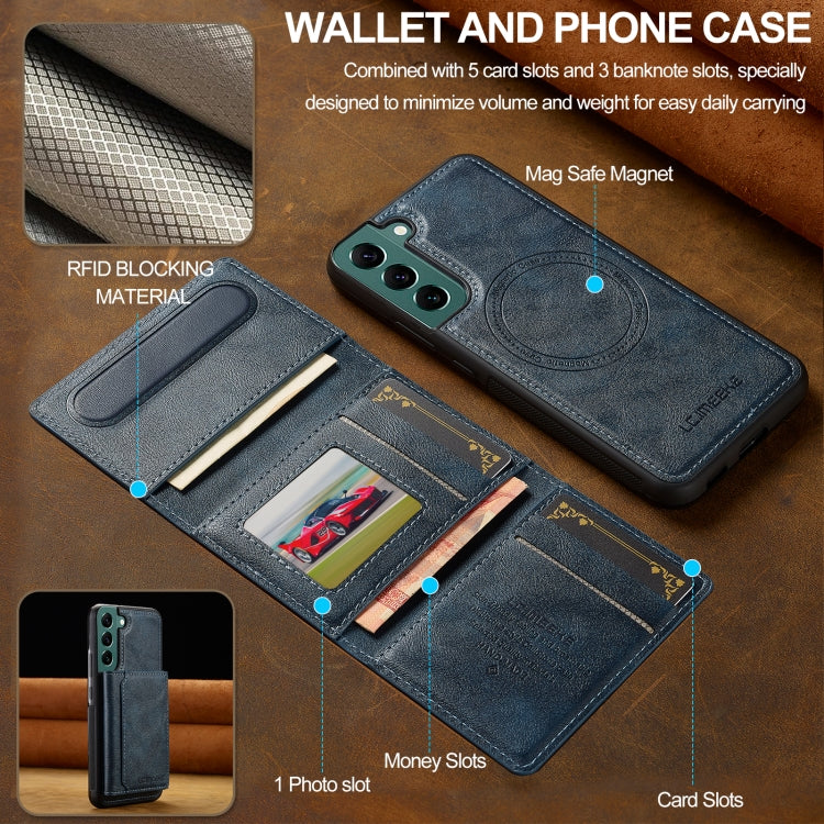 For Samsung Galaxy S21+ 5G LC.IMEEKE L5 Series Detachable RFID Card Bag Magsafe Phone Case