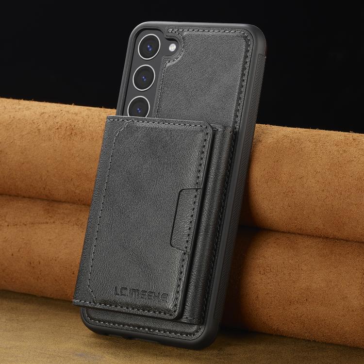 For Samsung Galaxy S25 5G LC.IMEEKE L5 Series Detachable RFID Card Bag Magsafe Phone Case