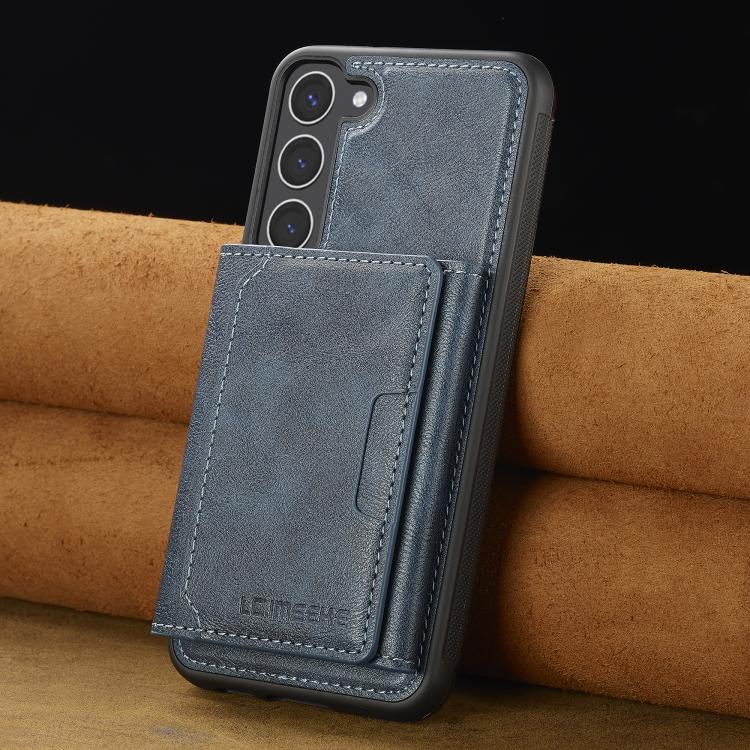 For Samsung Galaxy S25 5G LC.IMEEKE L5 Series Detachable RFID Card Bag Magsafe Phone Case
