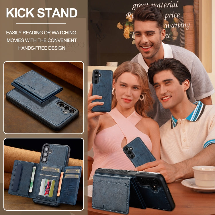 For Samsung Galaxy A16 5G LC.IMEEKE L5 Series Detachable RFID Card Bag Magsafe Phone Case