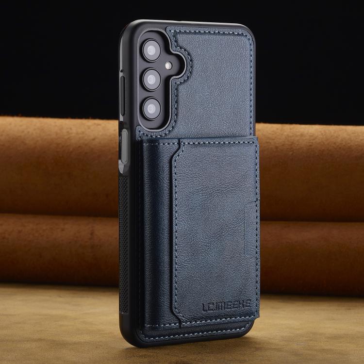 For Samsung Galaxy A56 5G LC.IMEEKE L5 Series Detachable RFID Card Bag Magsafe Phone Case