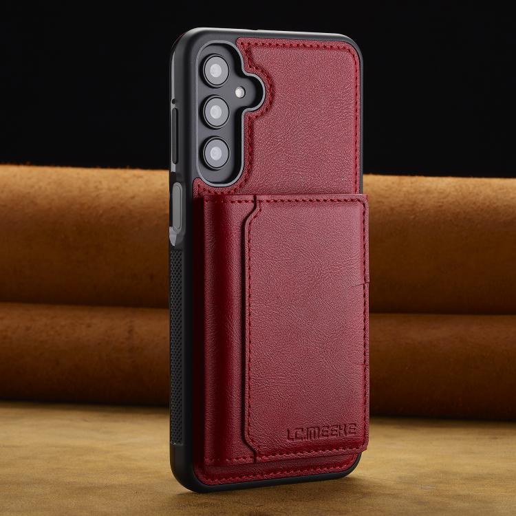 For Samsung Galaxy A36 5G LC.IMEEKE L5 Series Detachable RFID Card Bag Magsafe Phone Case