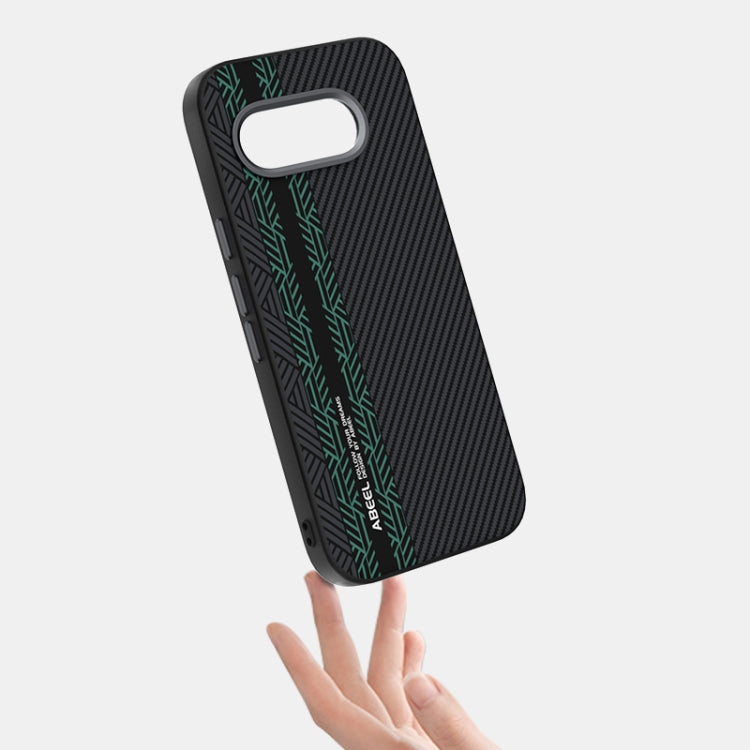 For Google Pixel 9a ABEEL 6D Micro Relief MagSafe Magnetic Phone Case