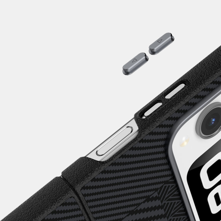 For Huawei nova Flip ABEEL 6D Micro Relief MagSafe Magnetic Phone Case