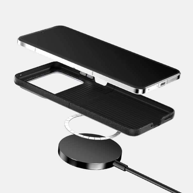 For Huawei nova Flip ABEEL 6D Micro Relief MagSafe Magnetic Phone Case