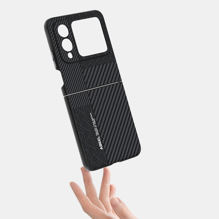 For Huawei nova Flip ABEEL 6D Micro Relief MagSafe Magnetic Phone Case