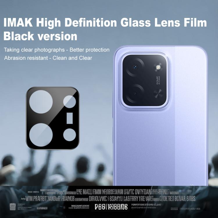 For Xiaomi POCO C85 4G 171mm / 173mm imak Rear Camera Lens Glass Film Black Version
