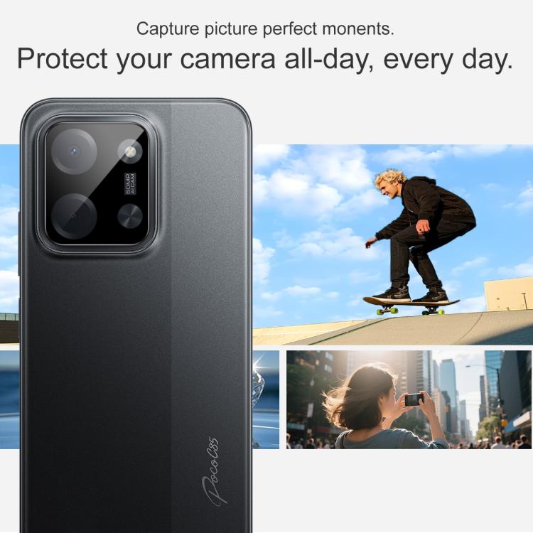 For Xiaomi POCO C85 4G 171mm / 173mm imak Rear Camera Lens Glass Film Black Version