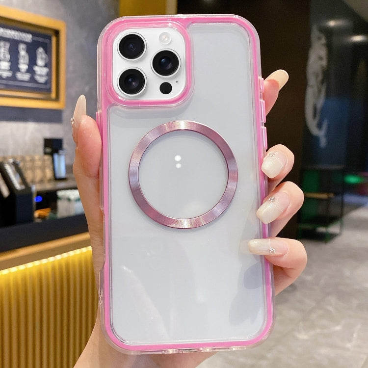 For iPhone 11 Pro 3 in 1 Airbag CD Texture MagSafe Phone Case