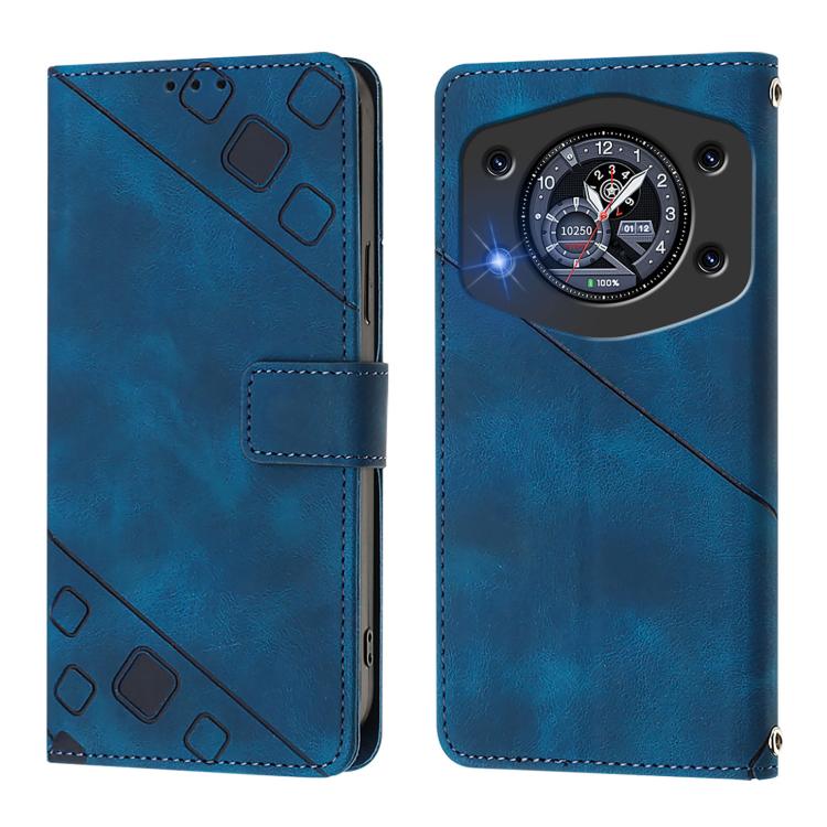 For Cubot A30 Skin-feel Embossed Leather Phone Case