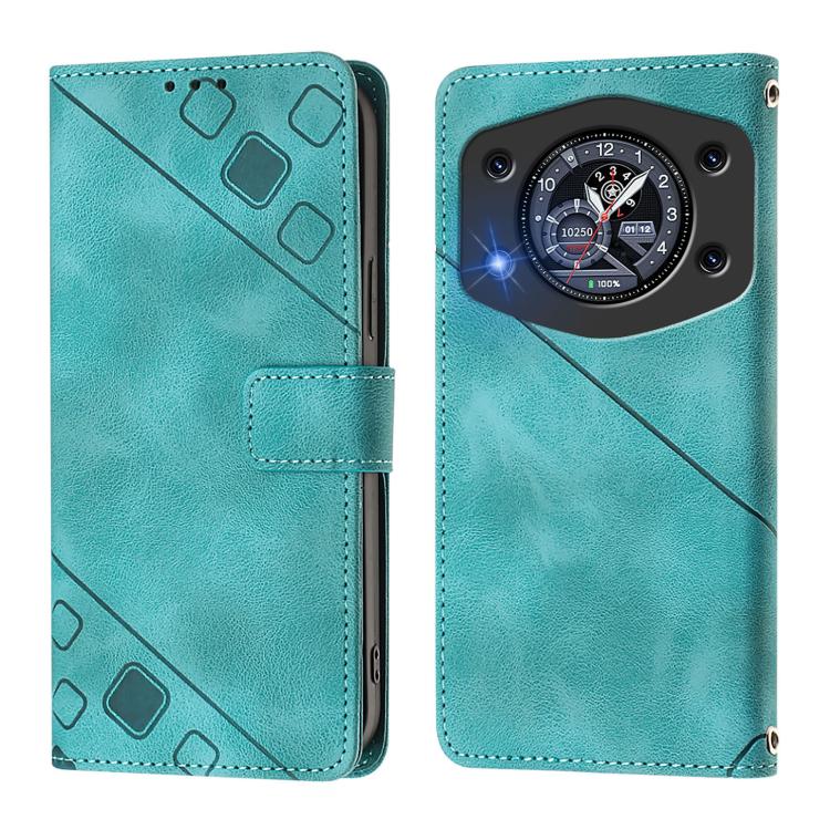 For Cubot A30 Skin-feel Embossed Leather Phone Case