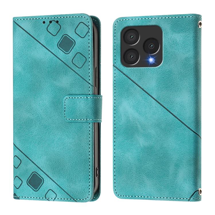 For Cubot A40 Skin-feel Embossed Leather Phone Case