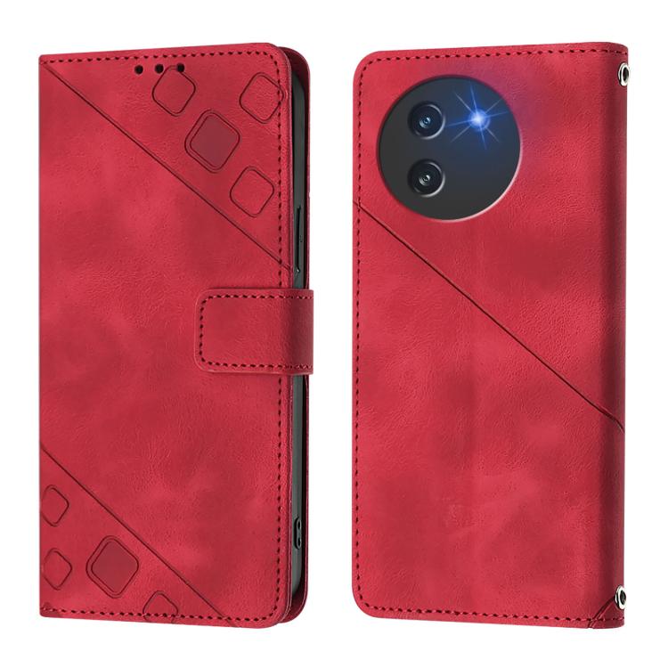 For Doogee Note 59 5G / Note 59 Pro Skin-feel Embossed Leather Phone Case