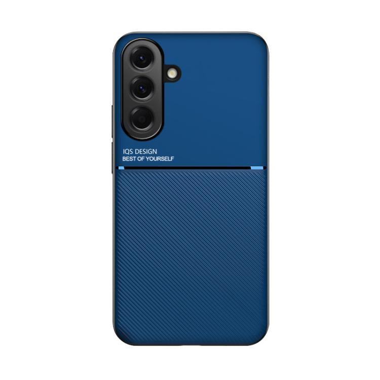 For Samsung Galaxy A37 5G Classic Tilt Strip Grain Magnetic PC Hybrid TPU Phone Case