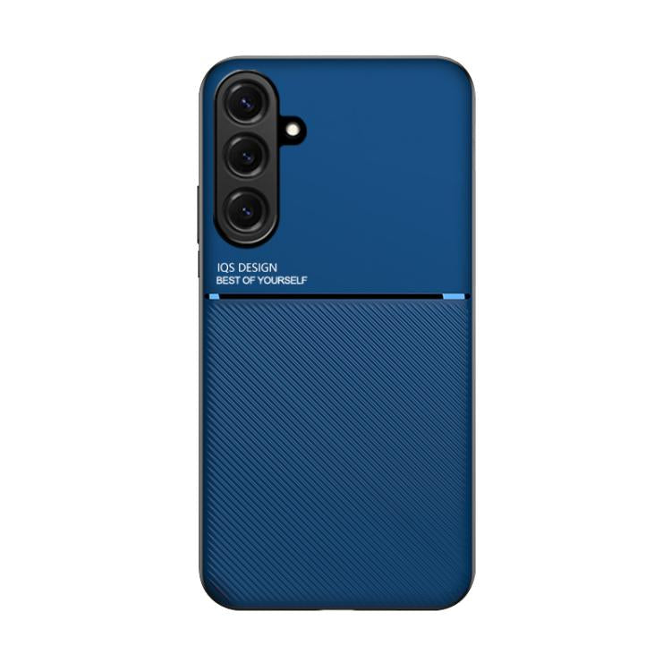 For Samsung Galaxy S26+ 5G Classic Tilt Strip Grain Magnetic PC Hybrid TPU Phone Case