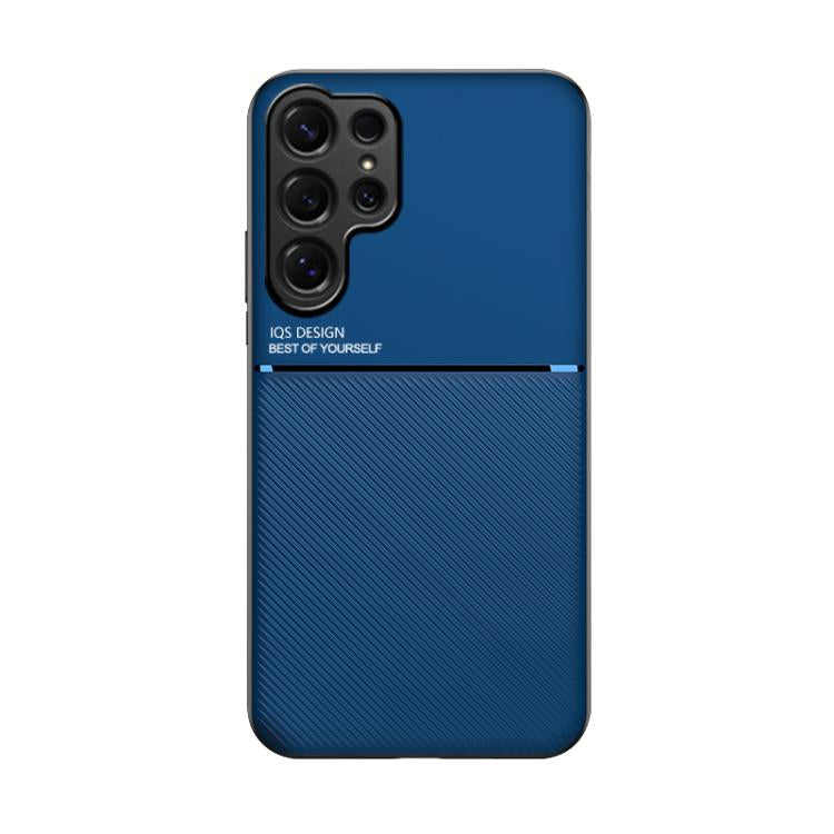 For Samsung Galaxy S26 Ultra 5G Classic Tilt Strip Grain Magnetic PC Hybrid TPU Phone Case