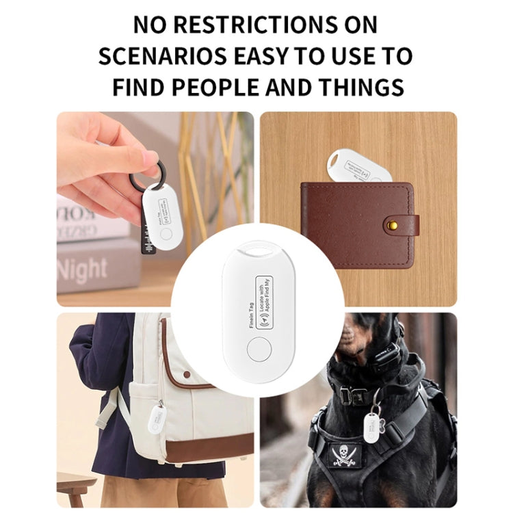 F1 Global Location Tracker Anti-lost Device - White