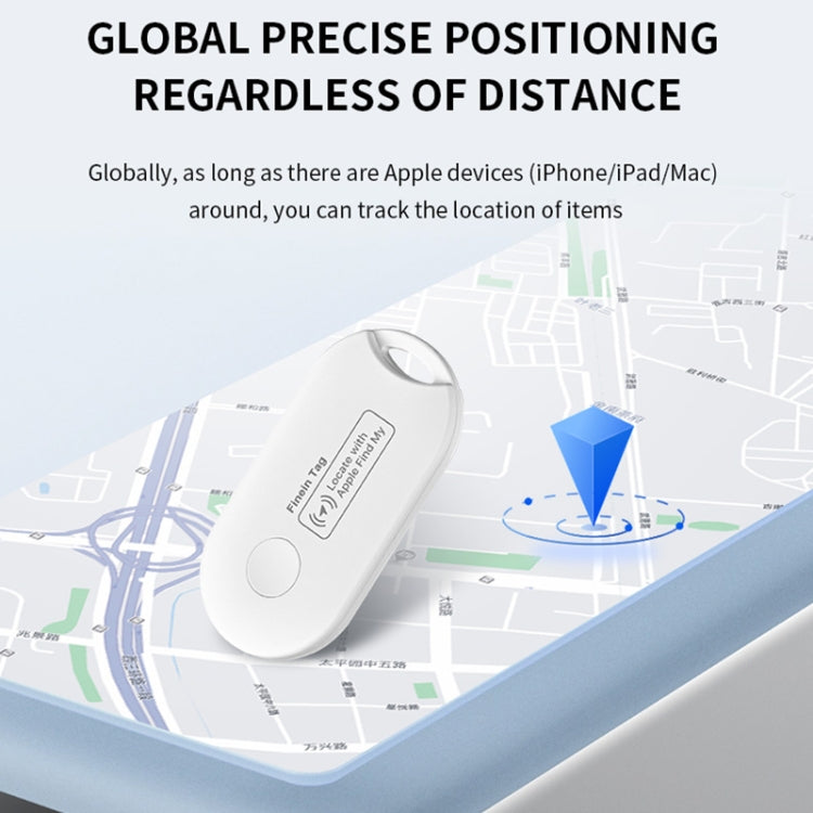 F1 Global Location Tracker Anti-lost Device - White
