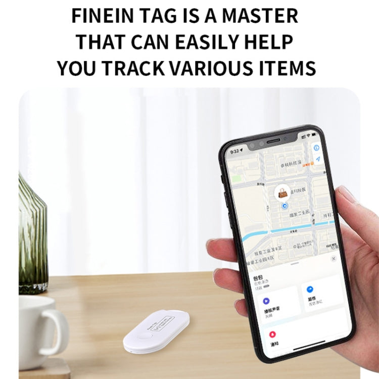 F1 Global Location Tracker Anti-lost Device - White
