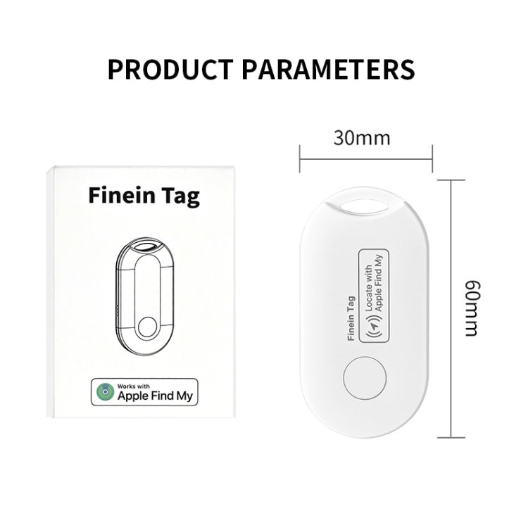 F1 Global Location Tracker Anti-lost Device - White