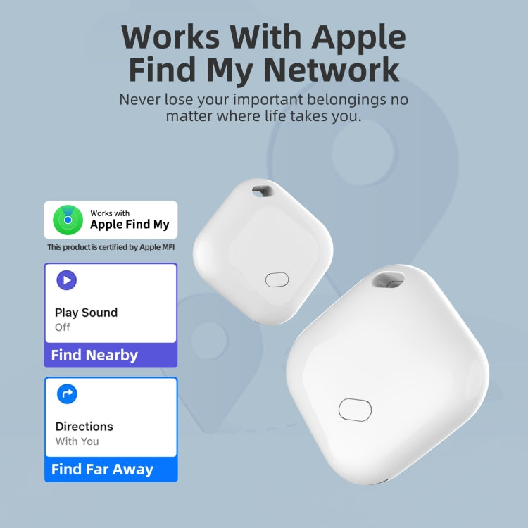 F2 Global Location Tracker Anti-lost Device - White