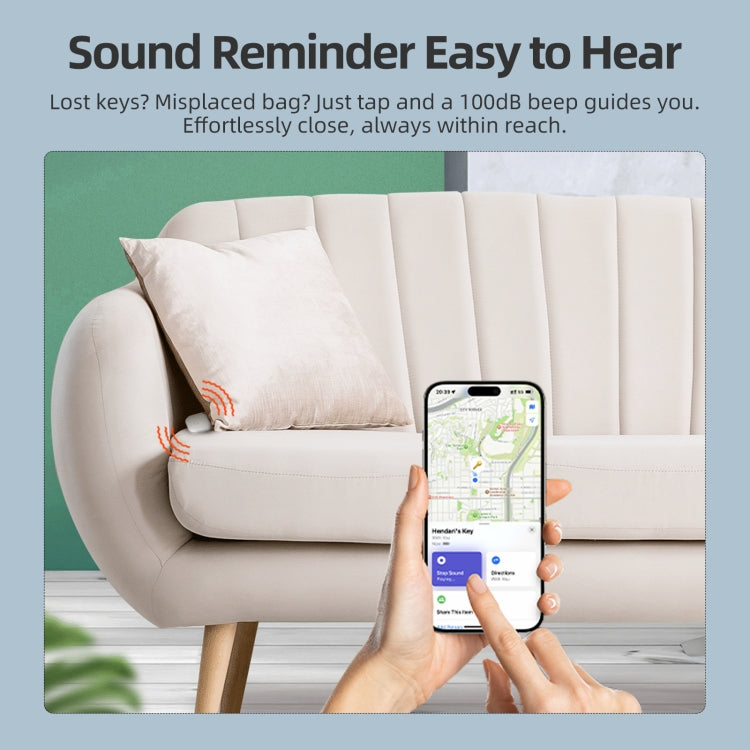 F2 Global Location Tracker Anti-lost Device - White