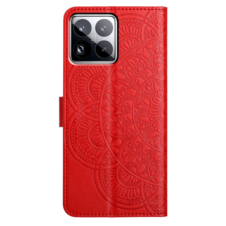 For Xiaomi 15 Pro Flower Embossed Leather Phone Case