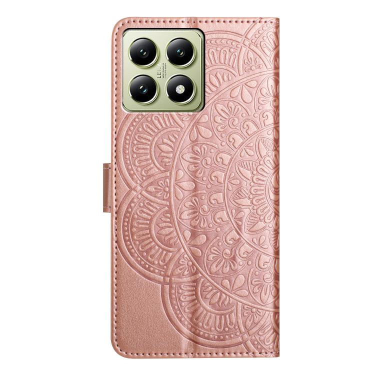 For Xiaomi 15T 5G Flower Embossed Leather Phone Case