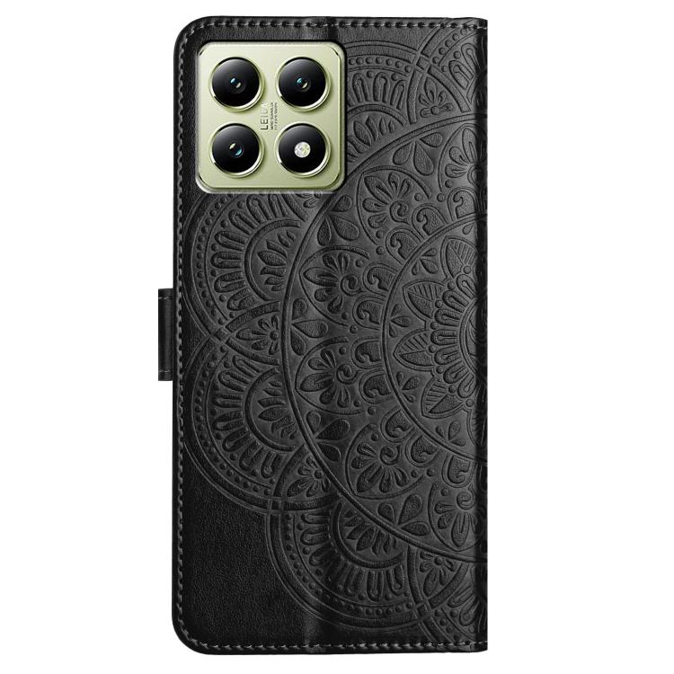 For Xiaomi 15T 5G Flower Embossed Leather Phone Case