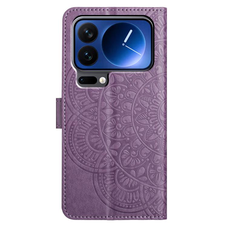 For Xiaomi 17 Pro Max Flower Embossed Leather Phone Case