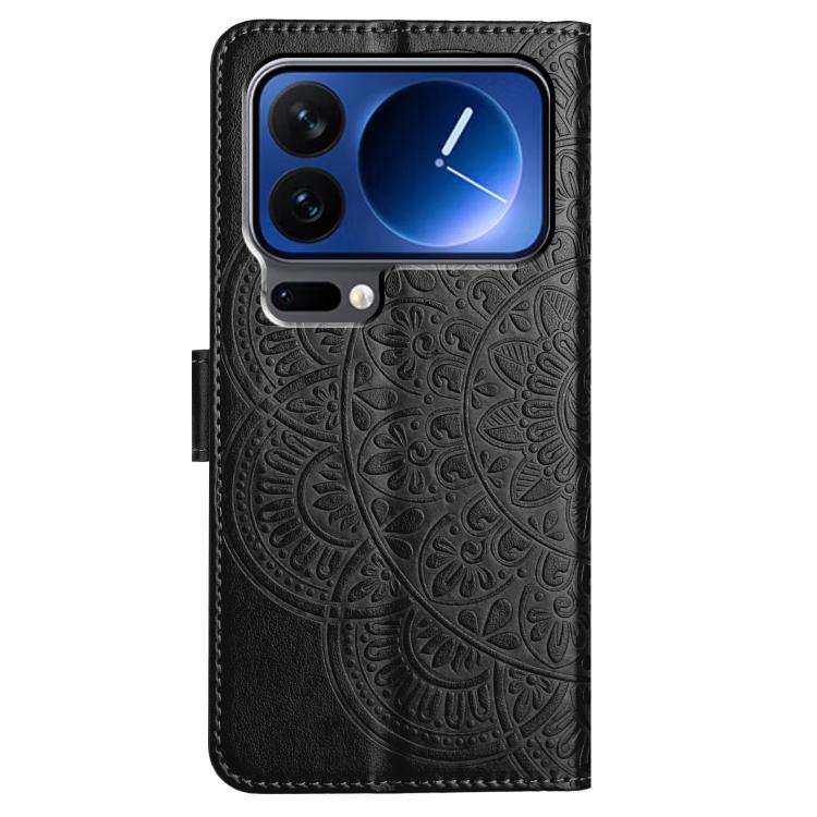 For Xiaomi 17 Pro Max Flower Embossed Leather Phone Case