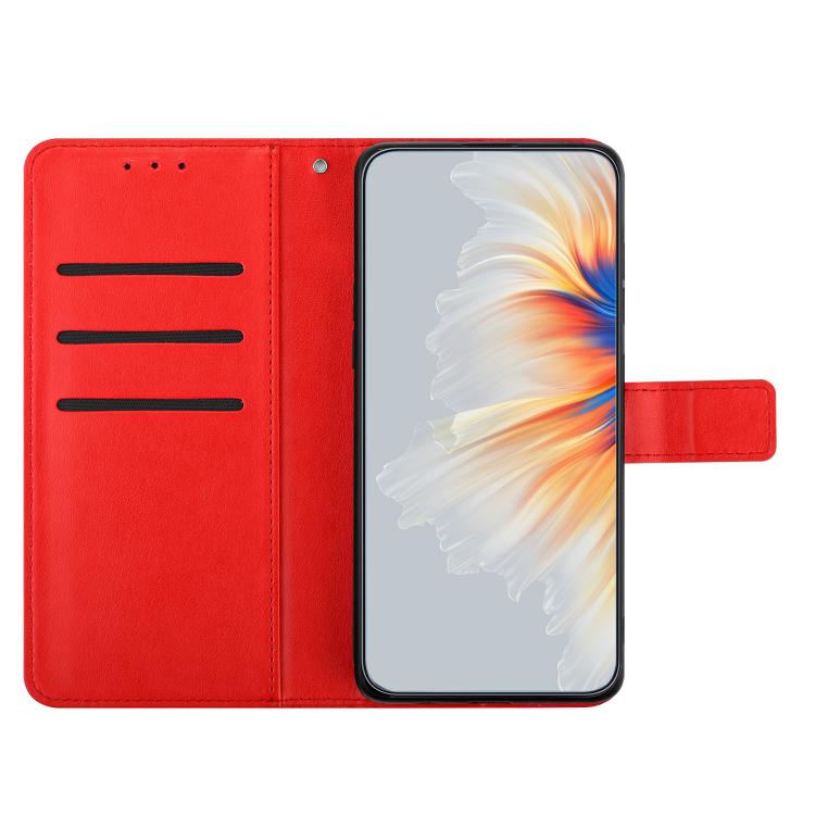 For Xiaomi 17 Flower Embossed Leather Phone Case