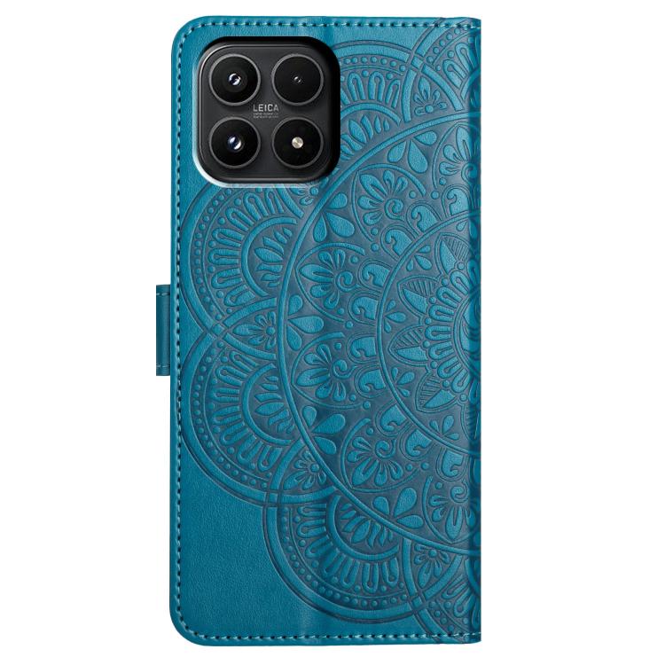 For Xiaomi 17 Flower Embossed Leather Phone Case