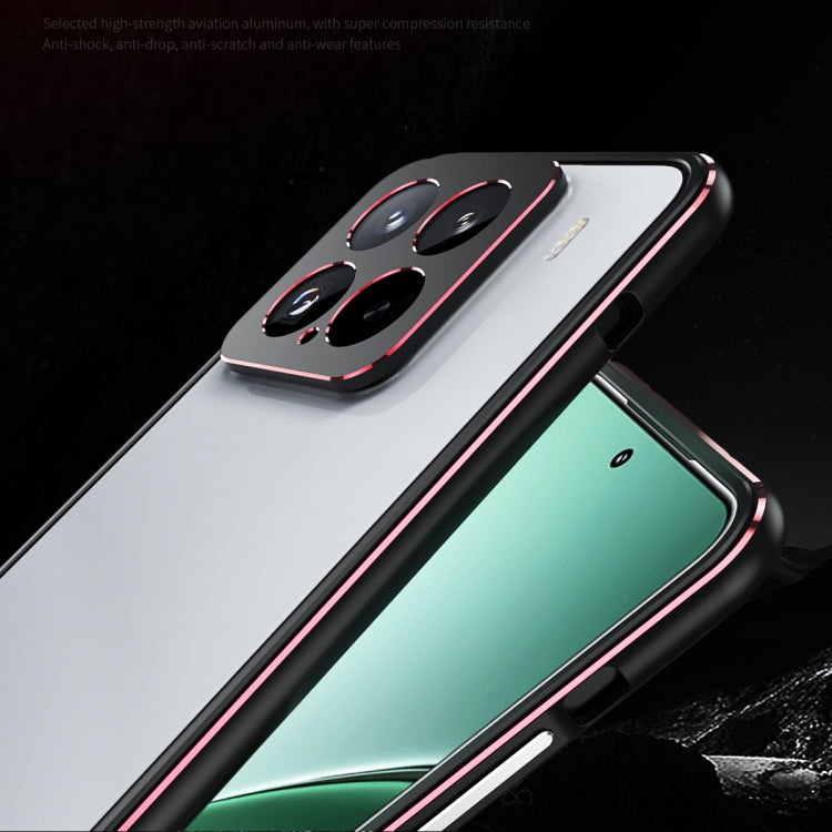 For Xiaomi 15 Pro Aurora Series Lens Protector + Metal Frame Phone Case