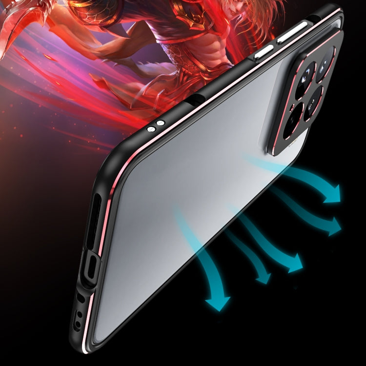 For Xiaomi 15 Pro Aurora Series Lens Protector + Metal Frame Phone Case