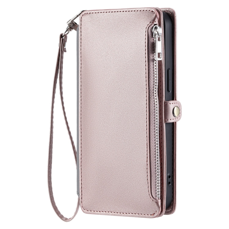 For Xiaomi 15 Leather Stitching Multi-card Slot Zipper Phone Case