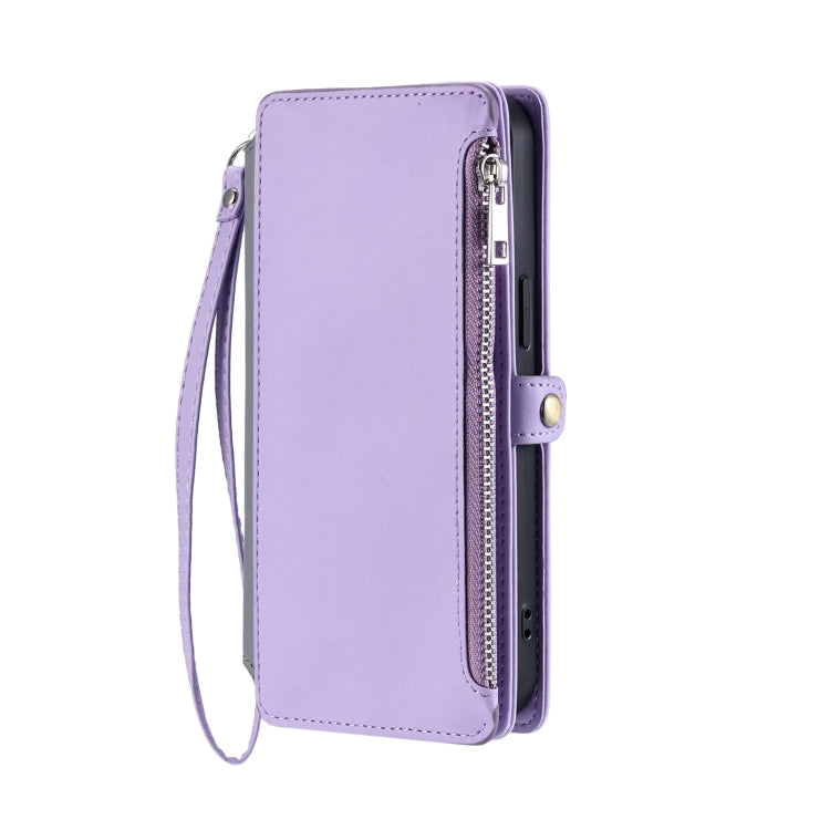For Xiaomi 15 Pro Leather Stitching Multi-card Slot Zipper Phone Case
