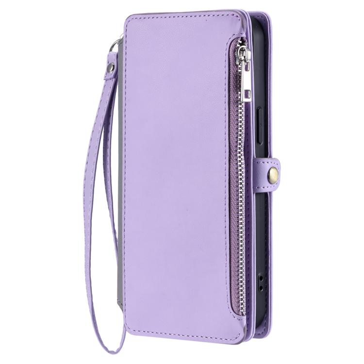 For Xiaomi 15T Pro Leather Stitching Multi-card Slot Zipper Phone Case