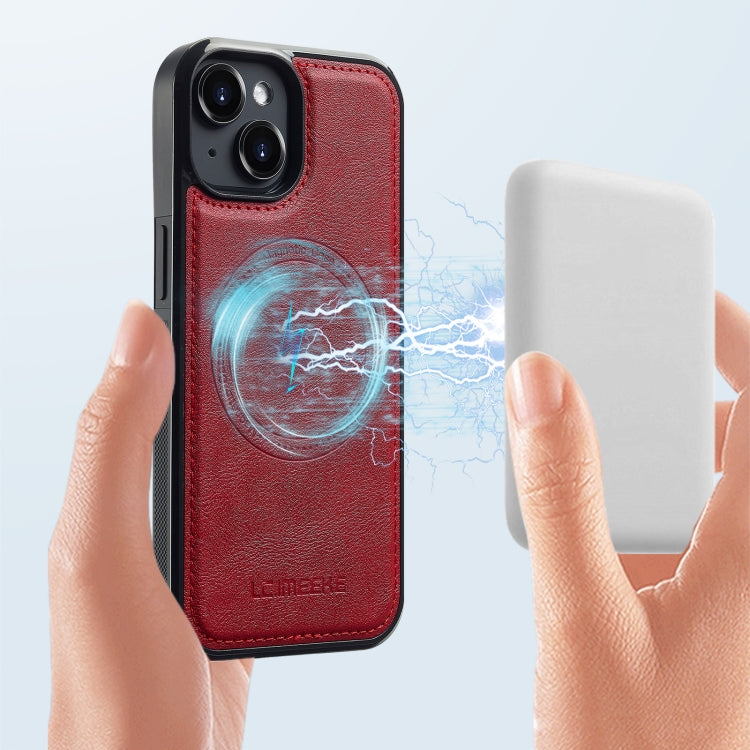 For iPhone 15 Plus / 14 Plus LC.IMEEKE Magsafe Phone Case