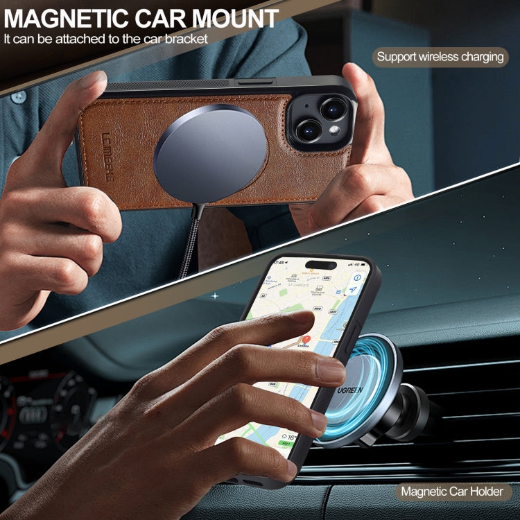 For iPhone 15 Plus / 14 Plus LC.IMEEKE Magsafe Phone Case