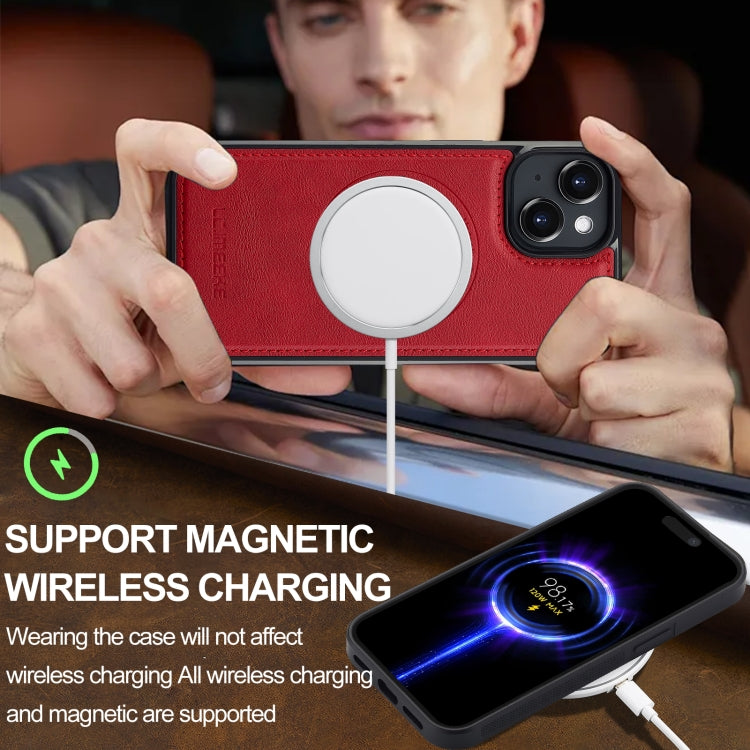 For iPhone 15 LC.IMEEKE Magsafe Phone Case