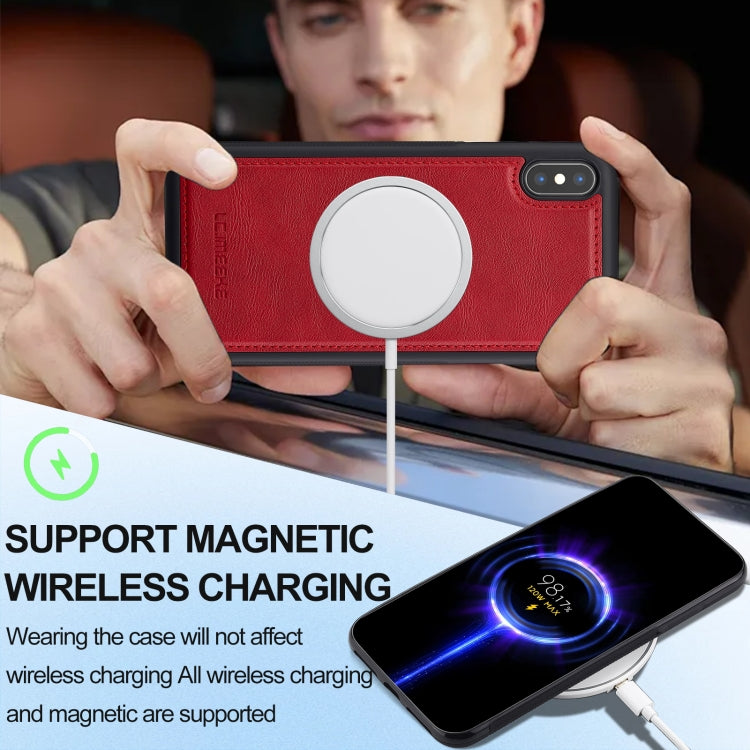 For iPhone XS / X LC.IMEEKE Magsafe Phone Case
