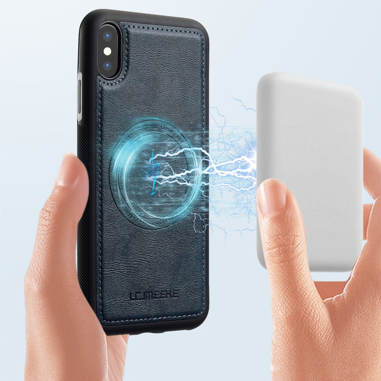 For iPhone XS / X LC.IMEEKE Magsafe Phone Case