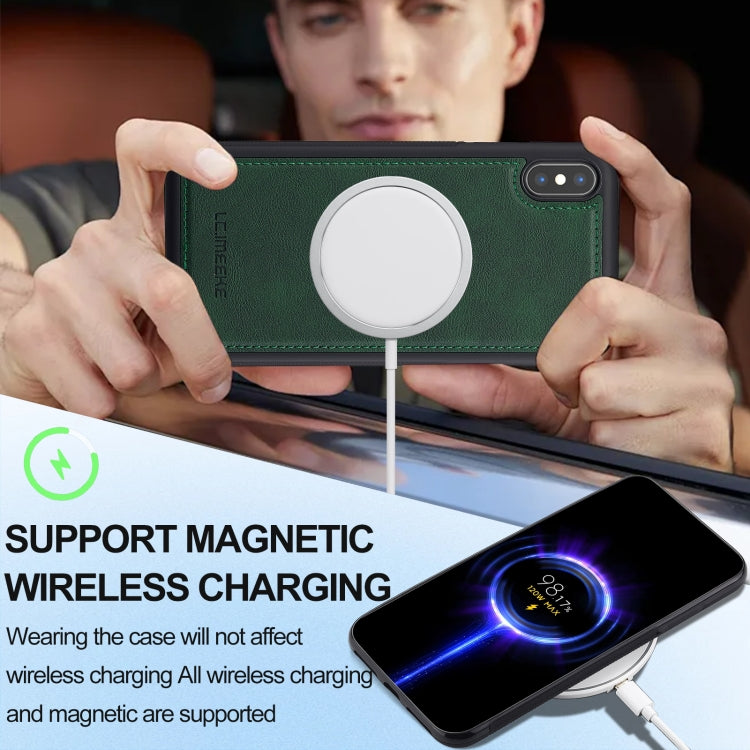 For iPhone XS / X LC.IMEEKE Magsafe Phone Case