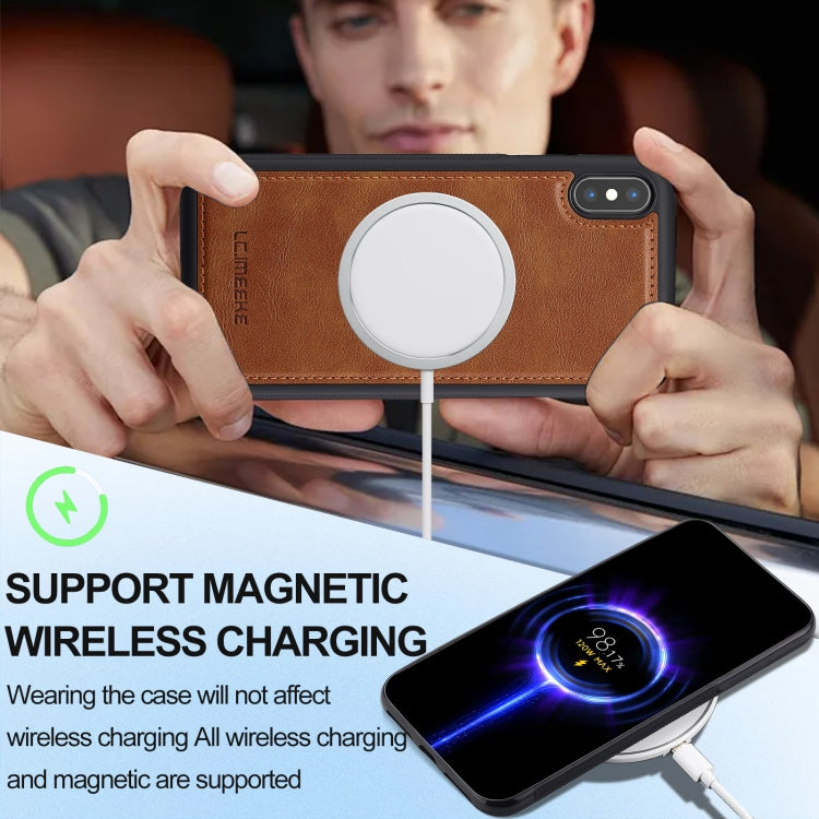 For iPhone XS / X LC.IMEEKE Magsafe Phone Case