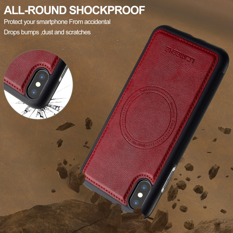 For iPhone XS Max LC.IMEEKE Magsafe Phone Case