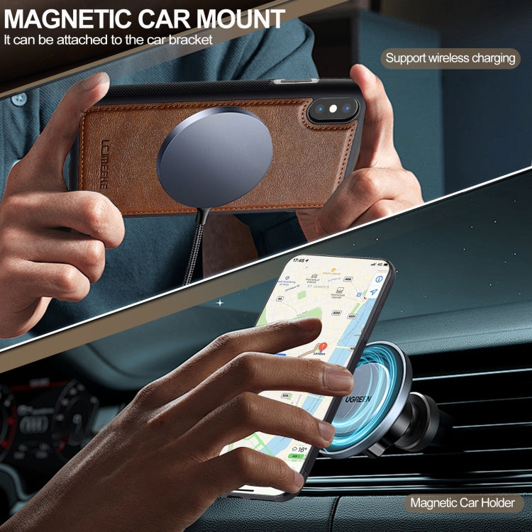 For iPhone XS Max LC.IMEEKE Magsafe Phone Case